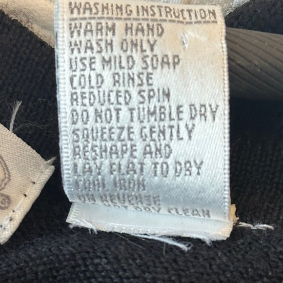 Vintage 90s C. Webb Co Black Beaded Leaf Cardigan Sweater Women's Size L Femme - Picture 11 of 11